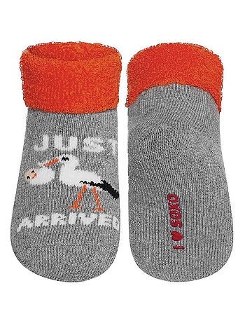 Lot de 2 paires de chaussettes avec message de naissance Soxo