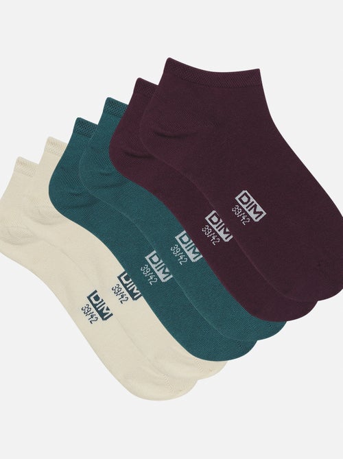 Lot de 2 Paires de Chaussettes Basique Coton - Kiabi