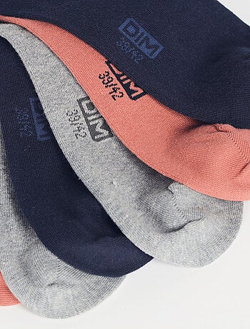 Lot de 2 Paires de Chaussettes Basique Coton