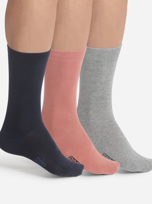 Lot de 2 Paires de Chaussettes Basique Coton - Kiabi