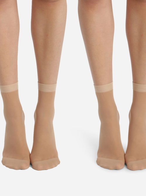 Lot de 2 paires de chaussettes basses Ultra Resist - Kiabi