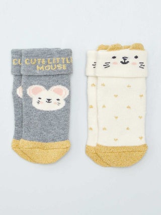 Lot de 2 paires de chaussettes