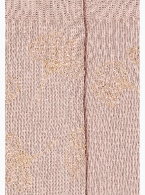 Lot de 2 paires de chaussettes brodées fil brillant - damart - Kiabi