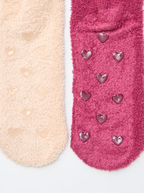 Lot de 2 paires de chaussettes chaudes - Kiabi