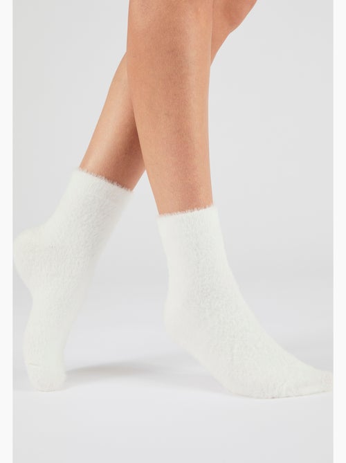 Lot de 2 paires de chaussettes de lit Thermolactyl - Damart - Kiabi