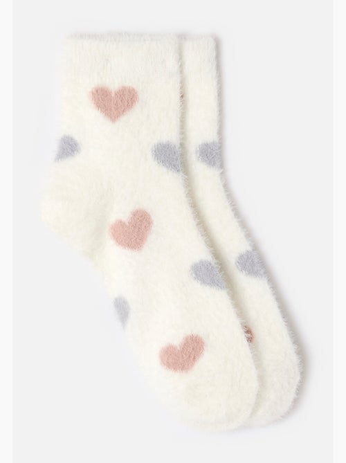 Lot de 2 paires de chaussettes de lit Thermolactyl - Damart - Kiabi