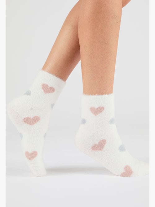 Lot de 2 paires de chaussettes de lit Thermolactyl - Damart - Kiabi