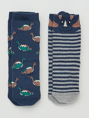FedMois 10 Paires Chaussettes chaudes hiver en Coton Garçons Filles  Socquette Enfant, astronaute et dinosaure, Taille 19-22 : : Mode