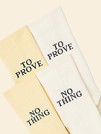 Lot de 2 paires de chaussettes (ekstract) compressives animées