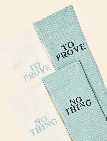 Lot de 2 paires de chaussettes (ekstract) compressives animées