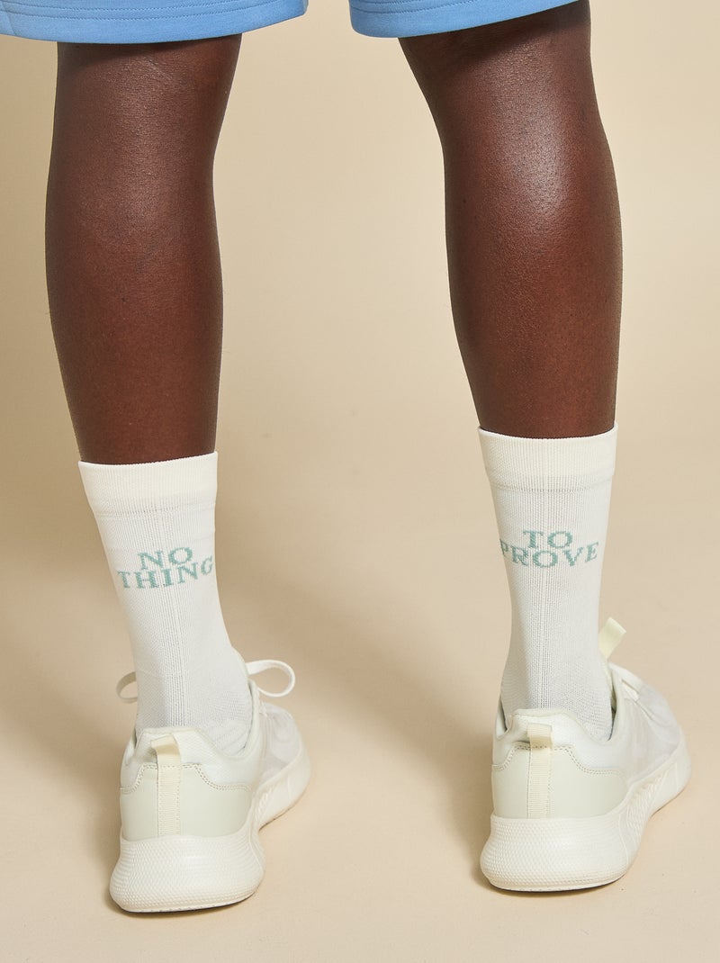 Lot de 2 paires de chaussettes (ekstract) compressives animées Vert - Kiabi