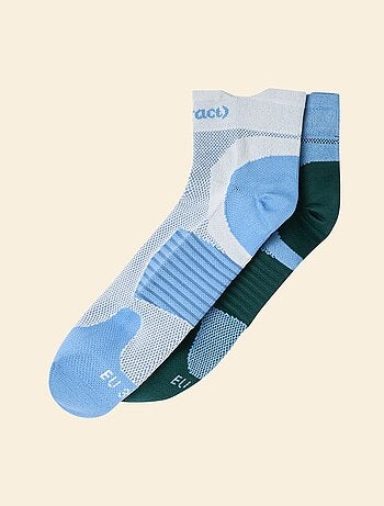 Lot de 2 paires de chaussettes (ekstract) compressives en coton