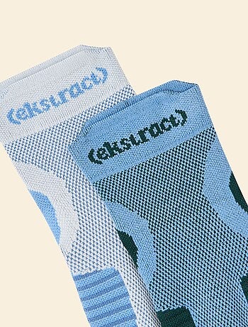 Lot de 2 paires de chaussettes (ekstract) compressives en coton
