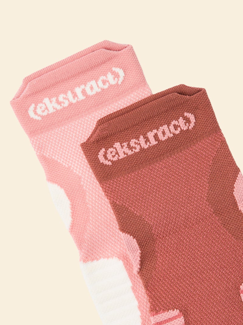 Lot de 2 paires de chaussettes (ekstract) compressives Marron - Kiabi