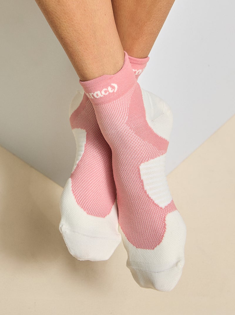 Lot de 2 paires de chaussettes (ekstract) compressives Marron - Kiabi