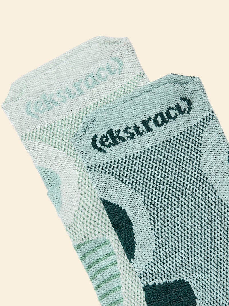 Lot de 2 paires de chaussettes (ekstract) compressives Vert - Kiabi