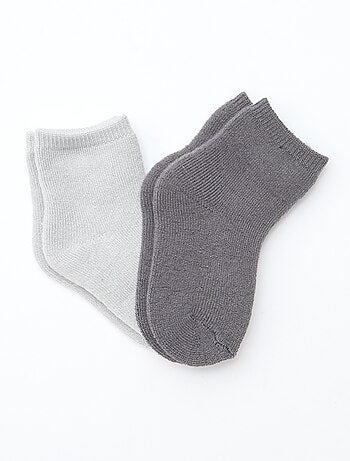 Lot de 2 paires de chaussettes fantaisie basse