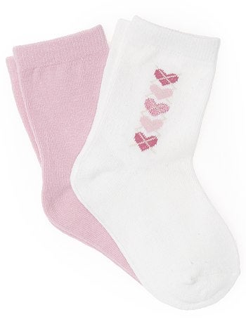 Product Des chaussettes aux imprimés coquets ! - Lot de 2 paires de chaussettes - En coton stretch - 1 imprimé, 1 unie - Finitions bord côtesHabillement Fille / Fille 3-12 ans / Collants, chaussettes / Chaussettes Standard KIABI