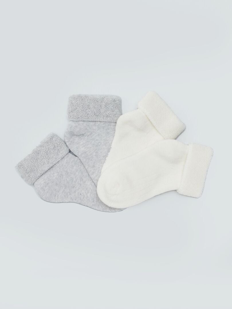 Chaussettes 'Pokémon' - Jaune/gris/blanc - Kiabi - 5.60€