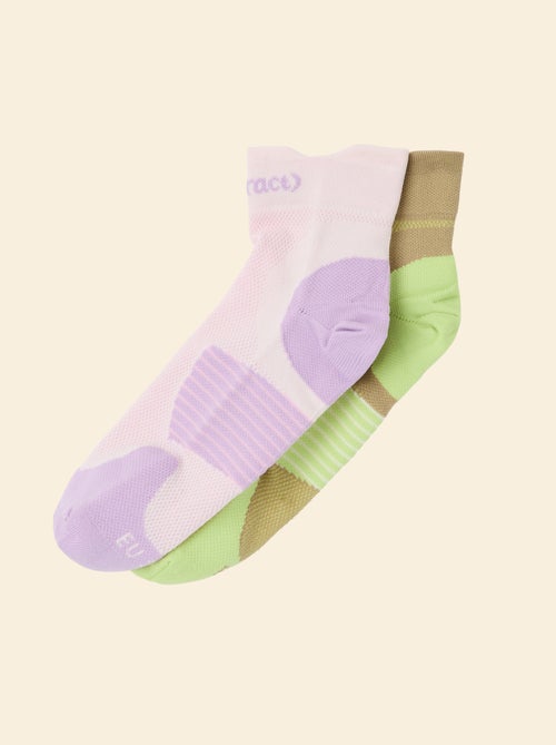 Lot de 2 paires de chaussettes hautes - (ekstract) - Kiabi Lot de 2 paires de chaussettes hautes - (ekstract) - Kiabi