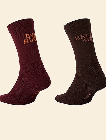 Ekstract - Lot de 2 paires de chaussettes hautes