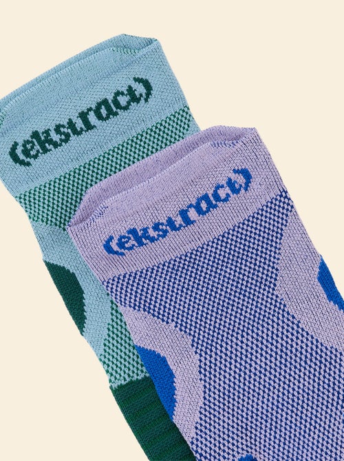 Lot de 2 paires de chaussettes hautes - (ekstract) - Kiabi Lot de 2 paires de chaussettes hautes - (ekstract) - Kiabi