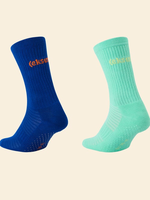 Lot de 2 paires de chaussettes hautes anti-dérapantes - (ekstract) - Kiabi