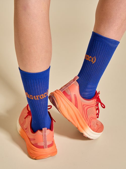 Lot de 2 paires de chaussettes hautes anti-dérapantes - (ekstract) - Kiabi