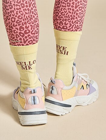 Lot de 2 paires de chaussettes hautes (ekstract) compressives unie