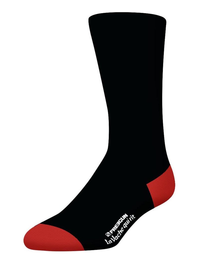 Lot de 2 paires de chaussettes homme La vache qui rit Freegun Noir - Kiabi