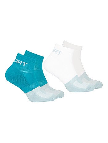 Lot de 2 paires de chaussettes homme quarter Fresh Athena