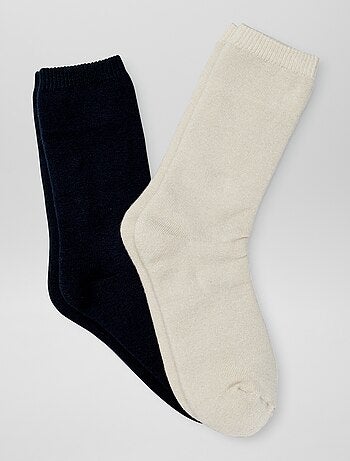 Lot de 2 paires de chaussettes isolantes