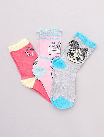 Lot de 2 paires de chaussettes 'L.O.L. Surprise !'