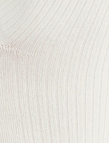 Lot de 2 paires de chaussettes maille côtelée coton biologique - Damart