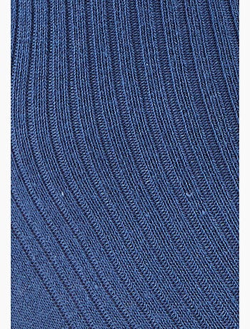 Lot de 2 paires de chaussettes maille côtelée coton biologique - Damart