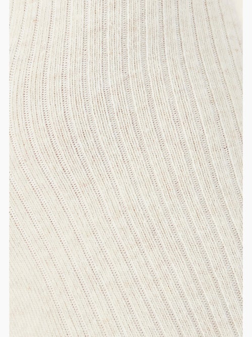 Lot de 2 paires de chaussettes maille côtelée coton biologique - Damart - Kiabi