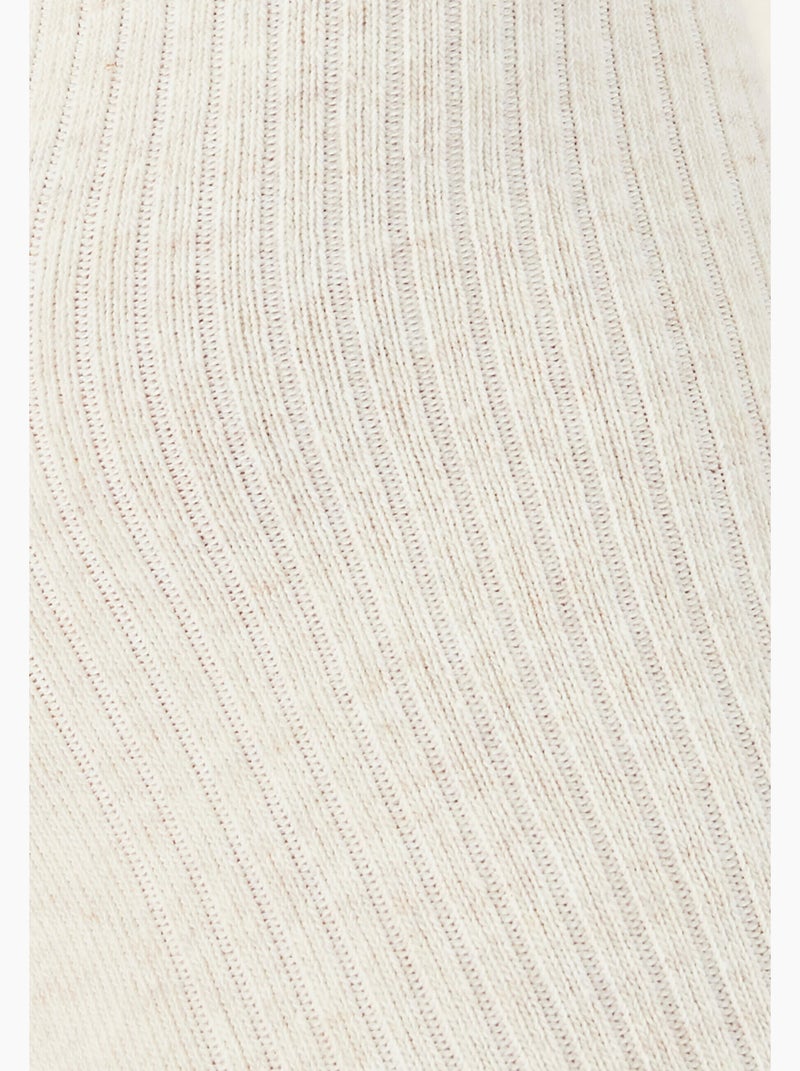 Lot de 2 paires de chaussettes maille côtelée coton biologique - Damart Rose - Kiabi