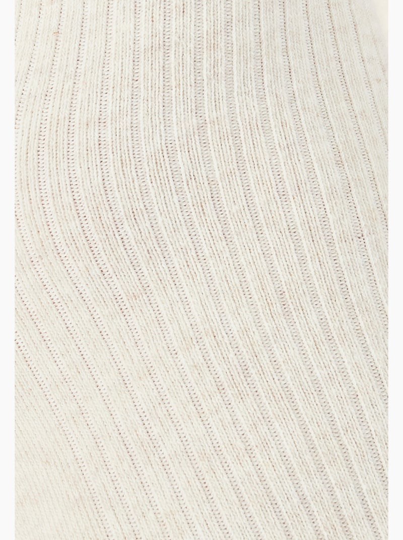 Lot de 2 paires de chaussettes maille côtelée coton biologique - Damart Rose - Kiabi