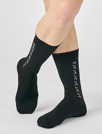 Lot de 2 paires de chaussettes maille jersey mélange laine Thermolactyl - Damart