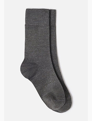 Lot de 2 paires de chaussettes mélange Thermolactyl et soie - Damart