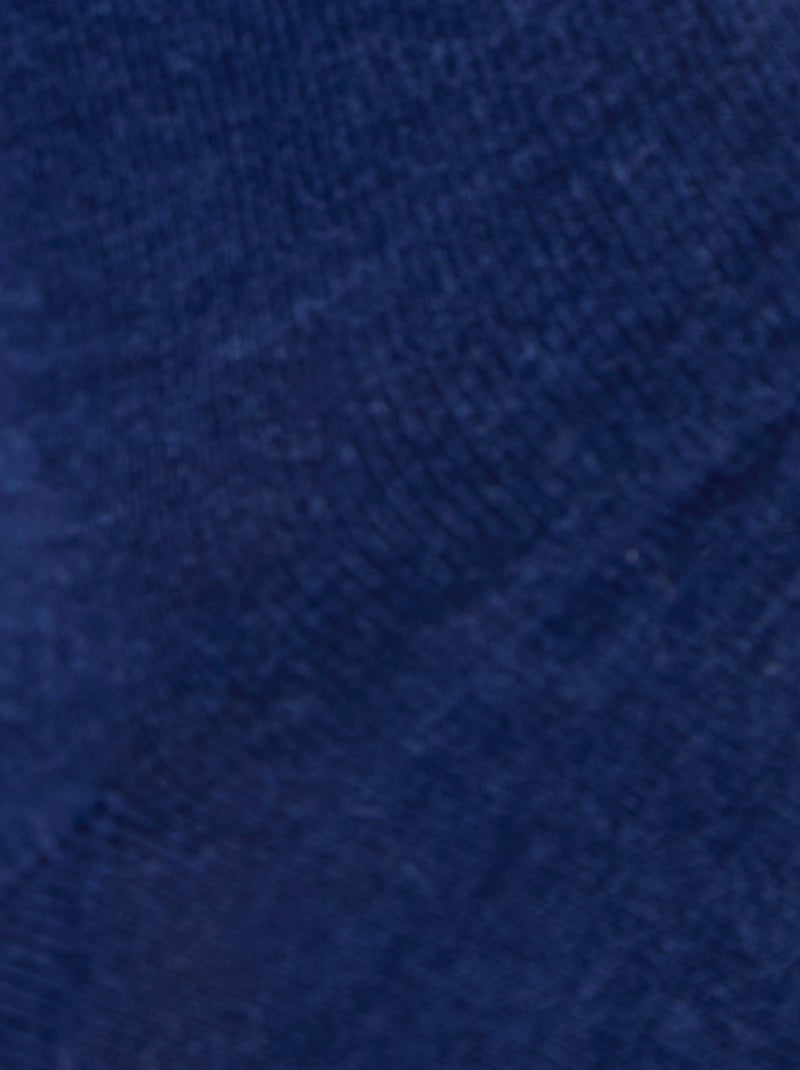 Lot de 2 paires de chaussettes mélange Thermolactyl et soie mixtes - Damart Bleu - Kiabi