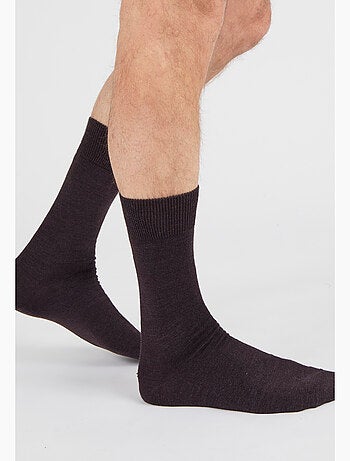 Lot de 2 paires de chaussettes mélange Thermolactyl et soie mixtes - Damart