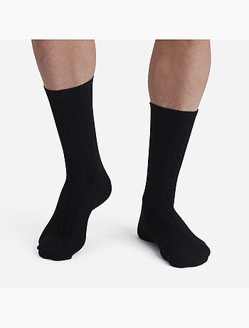 Lot de 2 paires de Chaussettes Mi-Hautes Bambou