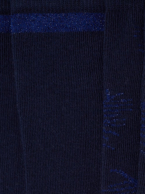 Lot de 2 paires de chaussettes motifs brillants - Damart - Kiabi