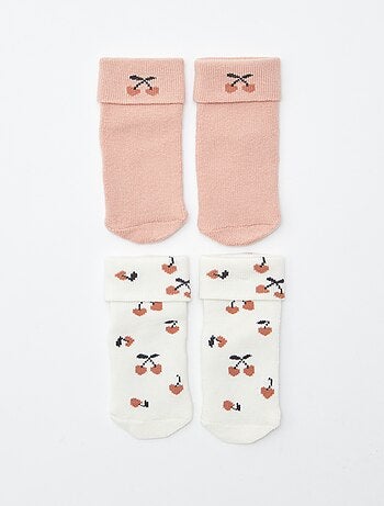 Lot de 2 paires de chaussettes naissance