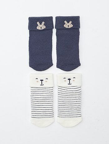 Lot de 2 paires de chaussettes naissances