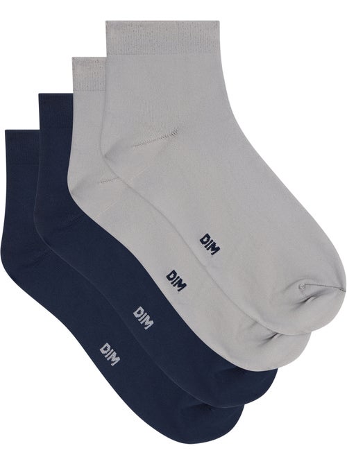 Lot de 2 Paires de Chaussettes Skin - Kiabi Lot de 2 Paires de Chaussettes Skin - Kiabi
