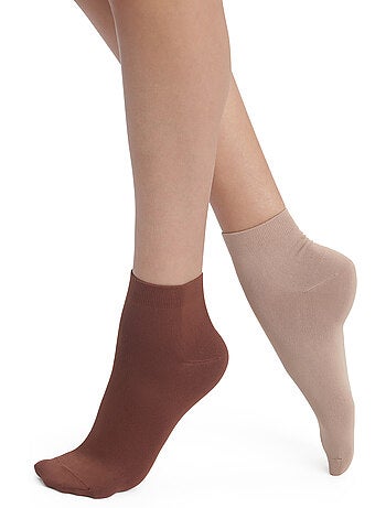 Lot de 2 Paires de Chaussettes Skin