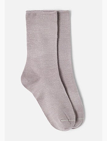 Lot de 2 paires de chaussettes soie et Thermolactyl - Damart