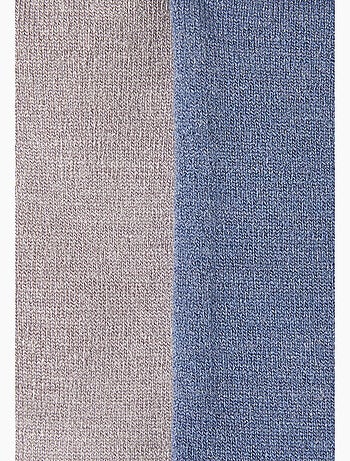 Lot de 2 paires de chaussettes soie et Thermolactyl - Damart